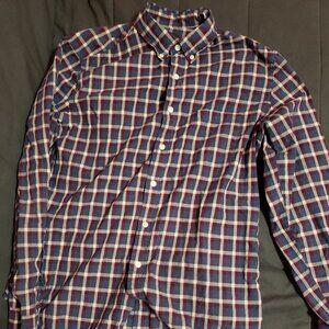 J Crew Men's Button Long Sleeve Plaid M